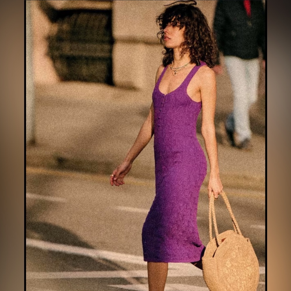 Sezane Salma Dress Pourpre - Size S
